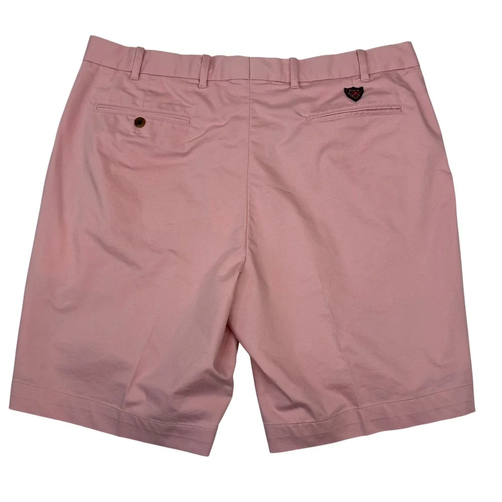 Polo Ralph Lauren Golf Shorts Men 36 Pink Classic Fit Stretch Cotton Twill Logo